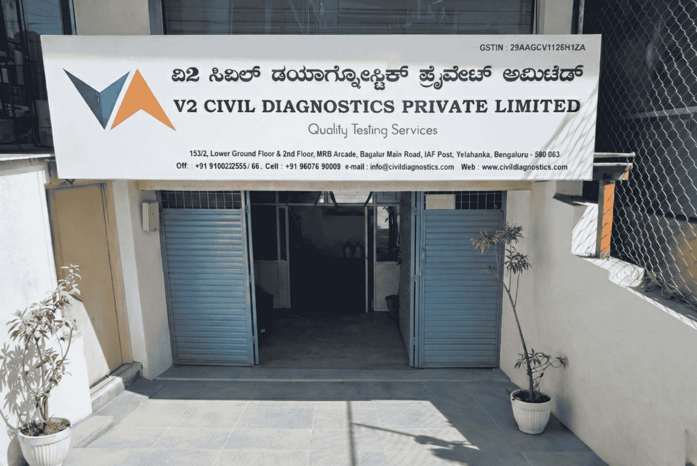 V2 Civil Diagnostics Professional Testing Team and Engineers in Bengaluru