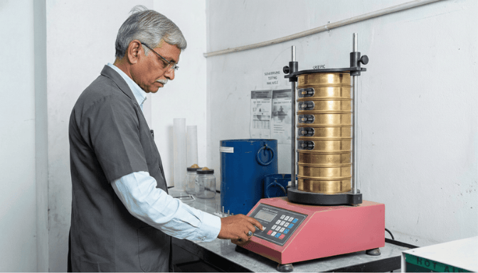 Aggregate Testing Laboratory - NABL Accredited Facility at V2 Civil Diagnostics Bengaluru