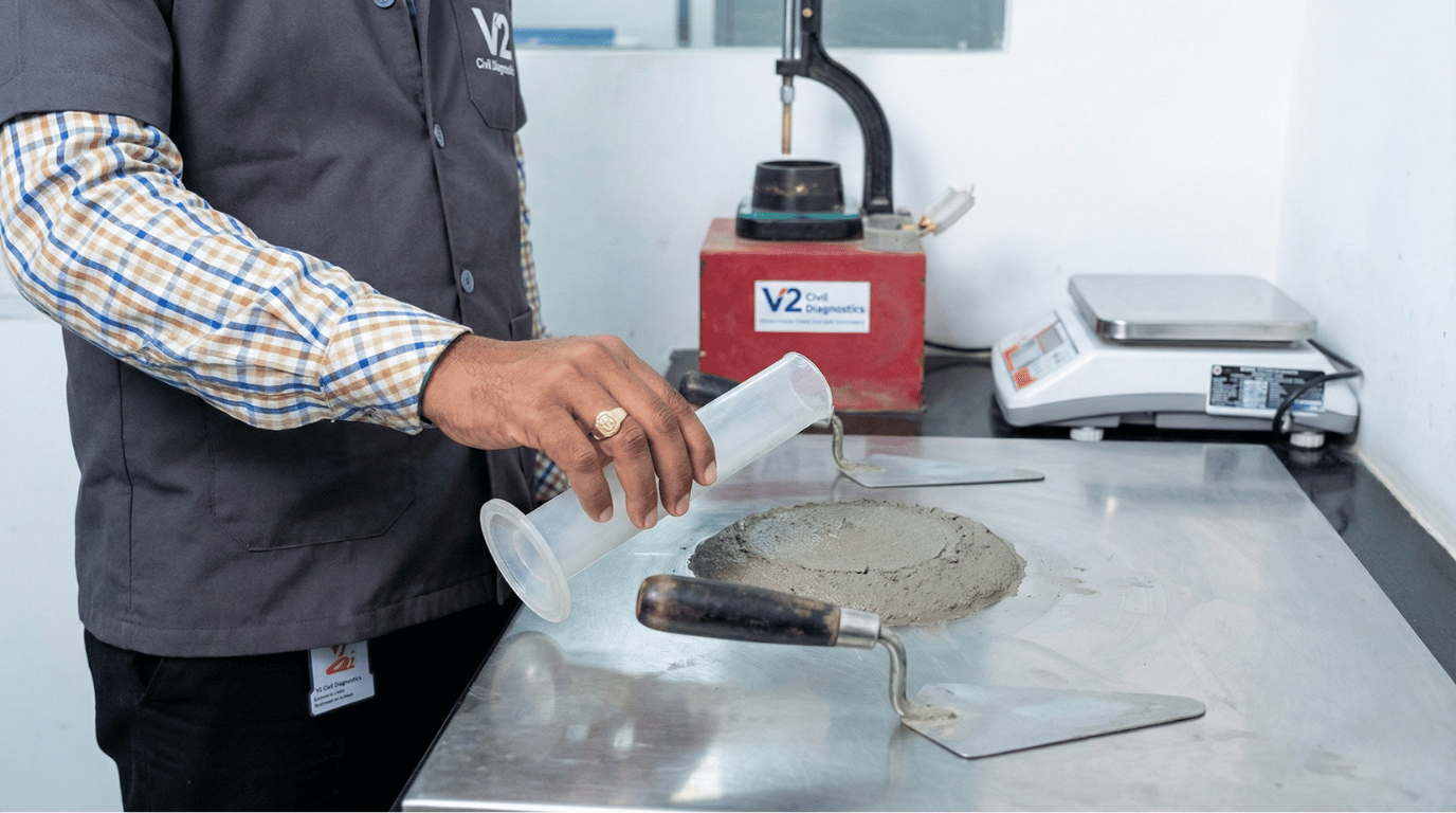 Cement Consistency and Setting Time Test Equipment - IS 4031 Part 4 & Part 5 Testing