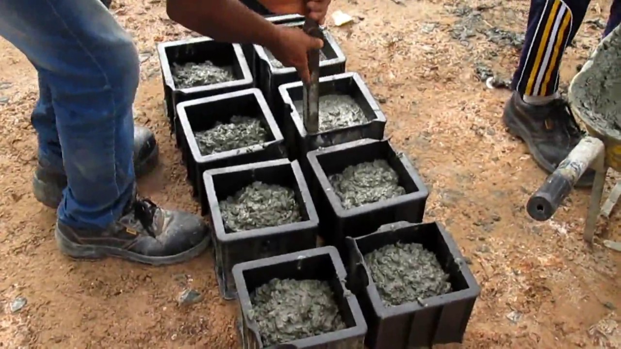 Concrete Cube Test - V2 Civil Diagnostics Bengaluru