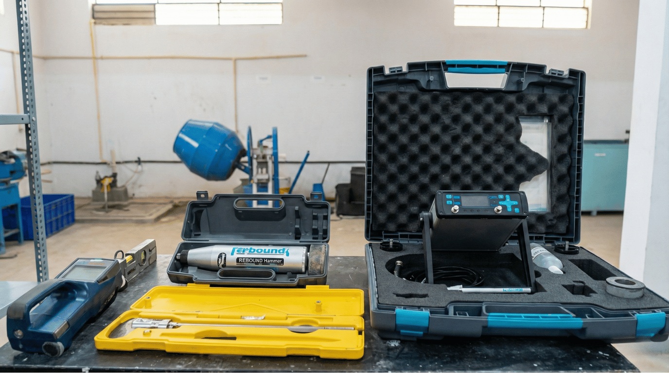 Ultrasonic Pulse Velocity UPV Test - IS 13311 Part 1 Concrete Quality Testing