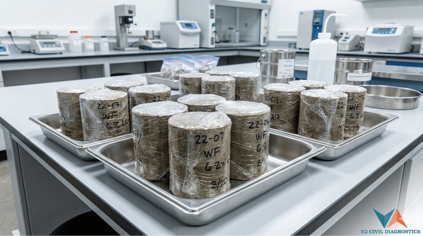 Soil Testing Before Construction - V2 Civil Diagnostics Bengaluru